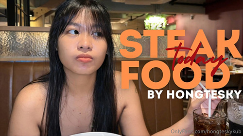 คลิปหลุด Onlyfans hongteskykub ฮ่องเต้พาเพื่อนสาวหุ่นอวบกินสเต๊กเอาแรงไปเย็ดกัน กินเสร็จจัดไส้กรอกกระดอไซส์ใหญ่ให้โม๊ก เย็ดท่าหมากระแทกหีคาชุดสยิว ซอยหียับจับดูดควยน้ำแตกคาปาก