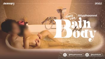 คลิปหลุดไทย tttyphoonnn น้องไต้ฝุ่นเย็ดกับแฟนในอ่างน้ำ โม๊กควยให้อย่างดีแล้วแอ่นหีให้เย็ดท่าหมา นั่งขย่มควยก่อนยืนซอยหีปล่อยน้ำแตกคาปาก