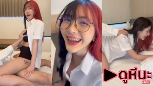 คลิปหลุด jeedjad_ss น้องจี๊ดจ๊าด สาวน่ารักคนดังใส่ชุดนักศึกษาเย็ดรุ่นพี่ มาติวที่ห้องเลยตัวต่อตัวเลยอดใจไม่ไหว ล้วงหีจับอมควยเย็ดคาชุดร้องเสียวลั่นห้อง
